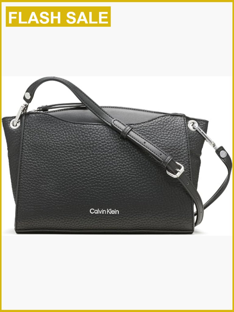 Garnet Top Zip Crossbody Triple Compartment Vegan Leather Handbag